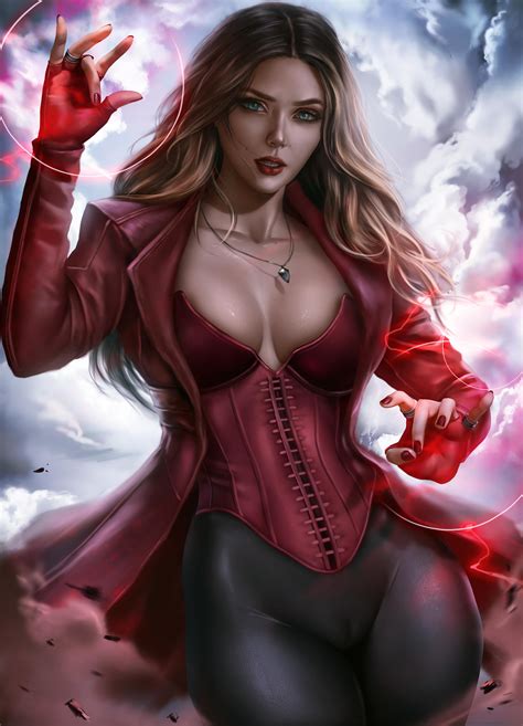 Discover more posts about scarlet witch. Scarlet Witch - Logan Cure - Marvel - Avengers