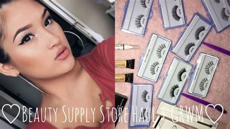 Beauty Supply Store Haul & GRWM ♡ - YouTube