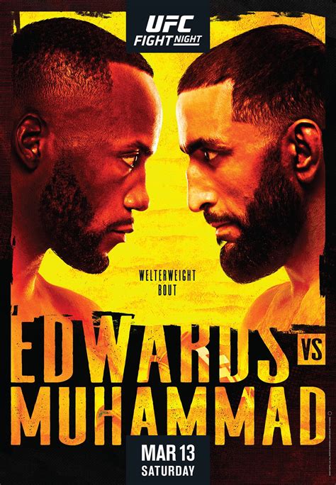 Belal remember the name muhammad is an american professional mixed martial artist in the ufc welterweight division. Edwards vs Muhammad, Cirkunov vs Spann, Ige vs Tucker ...