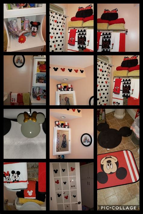 The minnie mouse bathroom set delivers the funny and amusing atmosphere to your kids' bathroom. My DIY Disney Minnie and Mickey inspired bathroom in 2020 ...