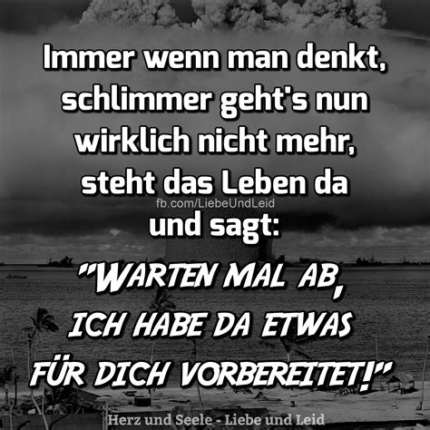 Auf den meisten trauerkarten wird ein kurzer sinnspruch oder ein zitat, zum beispiel aus der bibel, verwendet, um die. Immer wenn man denkt, schlimmer geht's… | Witzige sprüche ...