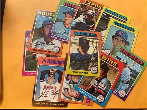 Grab theese cards on ebay now! Rare 1975 Topps 11 Card Random pack Tom Seaver used Check picture for condition | eSale