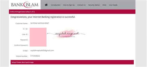 Panduan kepada pengguna perkhidmatan bank di malaysia. cara daftar internet banking Bank Islam secara online ...