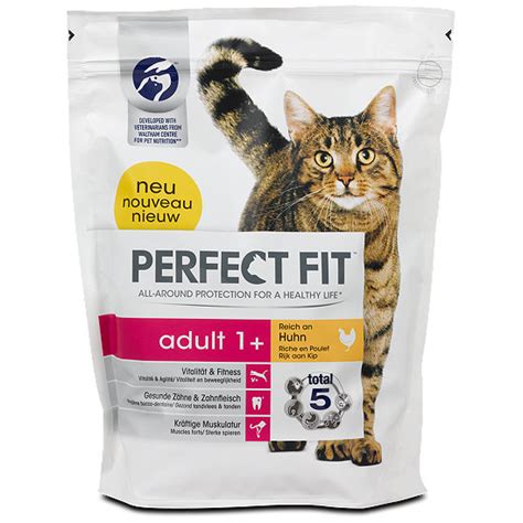 Ihr haustier ist leider noch zu jung, um am perfect fit™+ programm teilzunehmen. Perfect Fit adult 1+ Katzenfutter reich an Huhn ...