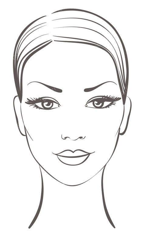 Mujer Hermosa Cara Pelo Bosquejo Mujer Vector PNG , Pelo, Bosquejo