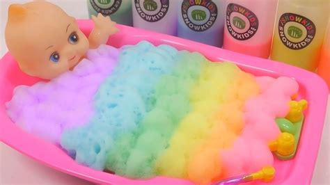 Baby doll, a child's toy doll representing a child, especially an infant. Learn Colours Baby Doll Bath Time Bubble Kinetic Sand Play ...