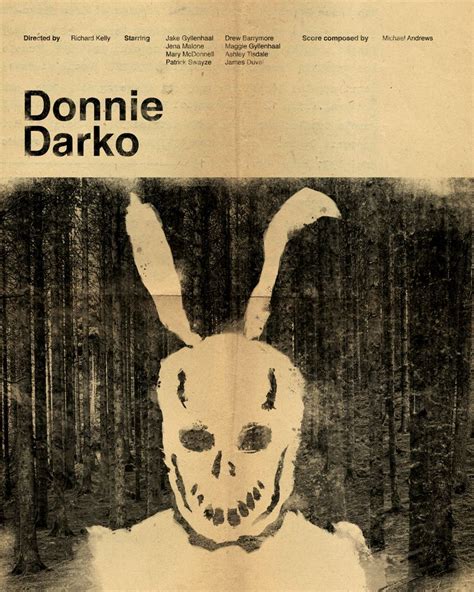 Pictures of women in bikinis in a teen's room. Donnie Darko Minimal Movie Poster Art Print by tentaQel ...