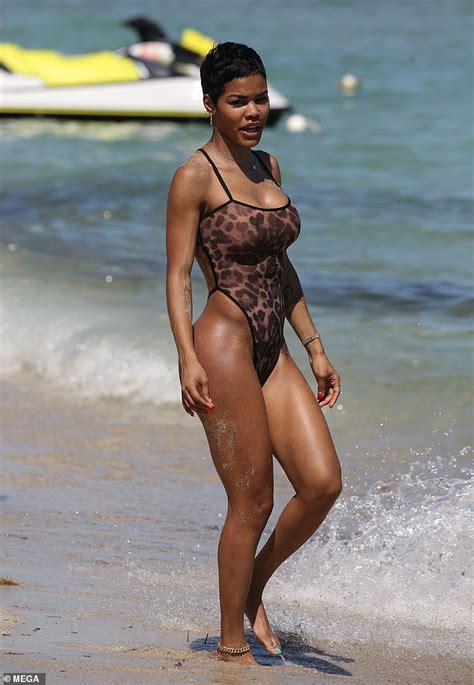 Nicholas hunt / getty images. Teyana Taylor flaunts her figure in VERY skimpy thong ...