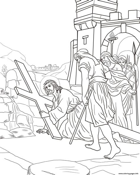 We have collected 38+ stations of the cross coloring page images of various designs for. Good Friday 3 Third Station Jesus Falls The First Time ...