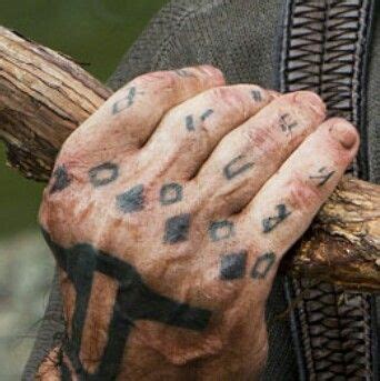 Why were the dwarves using anglo/saxon runes for these inscriptions instead of the angerthas/cirth runes (described in the lord of the rings, appendix e) ? Dwalin's hand tattoos | Hobbit dwarves, The hobbit, Dwarf ...