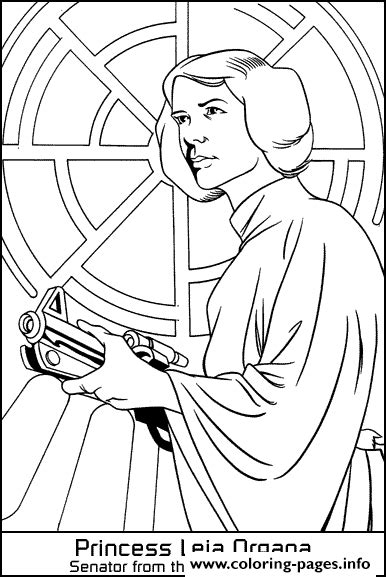 Find princess leia coloring pages image, wallpaper and background. Starwars Space Princesse Leia Organa Coloring Pages Printable