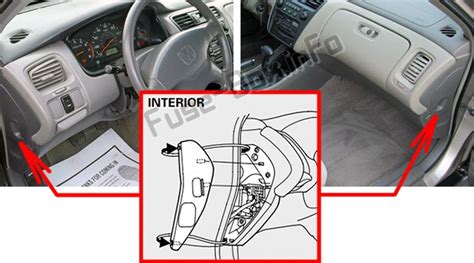 Opening a fuse box can be bewildering. Fuse Box Diagram Honda Accord (1998-2002)