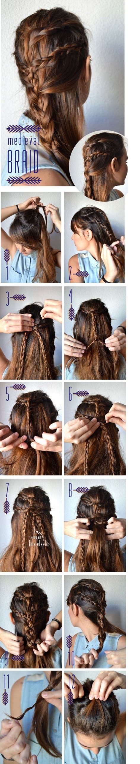 Hairstyles have long been signifiers of culture, religion and values. Make a Medieval Braid For Your Hair | Hair styles, Long ...