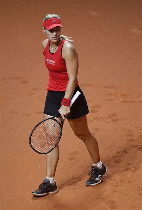 Angelique kerber of germany, winner of the last australian open in strong action against barbora strycova of the czech republic during a match at the miami open tennis tournament on key. Angelique Kerber - Porsche Tennis Grand Prix in Stuttgart ...