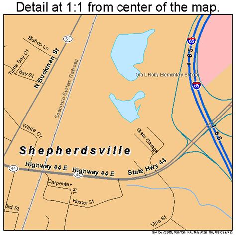 Your trip begins in louisville, kentucky. Shepherdsville Kentucky Street Map 2170086