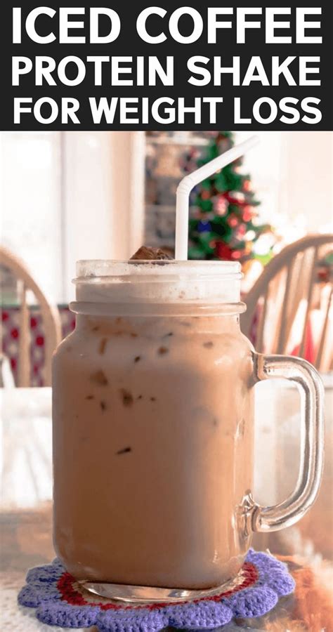 Black coffee is known as a catalyst for weight loss. Weight Loss Shakes : Iced Coffee Protein Shake for Weight ...