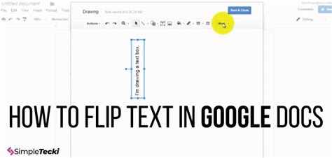 2.1 rotate images using your mouse cursor. How to Flip Text in Google Docs
