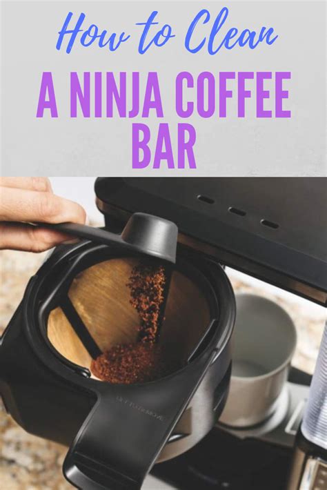 Monthly coffee maker cleaning with vinegar. How to Clean a Ninja Coffee Bar | Ninja coffee, Coffee ...