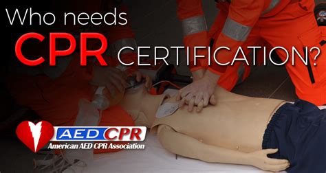 Choking is a medical instance where the lines between first aid. Who Needs CPR Certification? - Get Certified Today! - AEDCPR