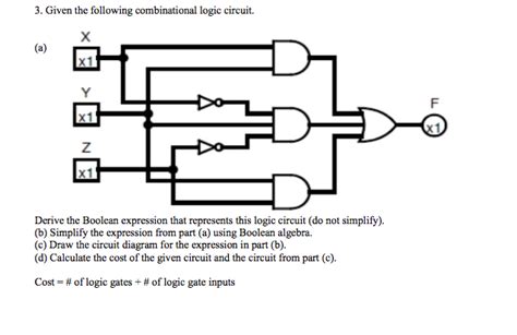 Allows electrons to flow easily b use the following diagram to answer question 9. Solved: Given The Following Combinational Logic Circuit De... | Chegg.com