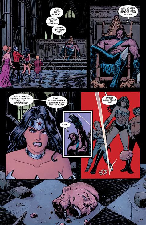 Donna troy's fate becomes more clear as she embarks on a journey that will either end her life or begin a new one, while wonder woman draws closer to the amazon who tried to depose diana as queen! Read online Wonder Woman (2011) comic - Issue #22