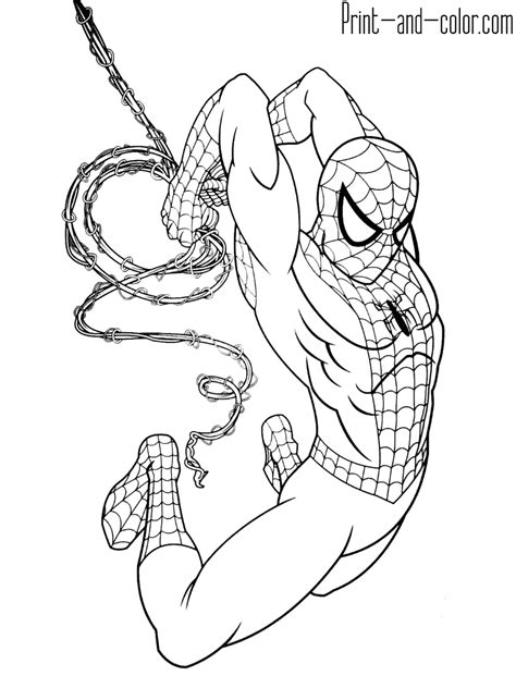 For boys and girls, kids and adults, teenagers and toddlers, preschoolers and older kids at school. Spider Man Coloring Pages | Print And Color.com - Coloring ...