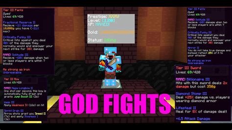 Discord needs to be posted on the front page for. Minecraft Hypixel Pit God Fights on The Blue Hats Server ...