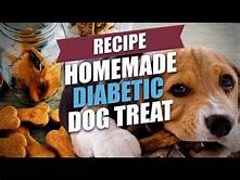 To treat diabetes in dogs you need a special diet, such as this recipe for treats.