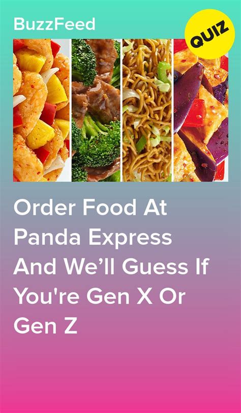 Are you after food delivery? Order Food At Panda Express And We'll Guess If You're Gen ...