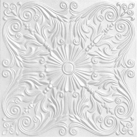Foam ceiling tiles are beautiful, easy to install affordable ceiling tiles designed to resemble the decorative tin ceiling tiles popularized in america in the late 19th and 20th century. A La Maison Ceilings Spanish Silver 1.6 ft. x 1.6 ft. Glue ...