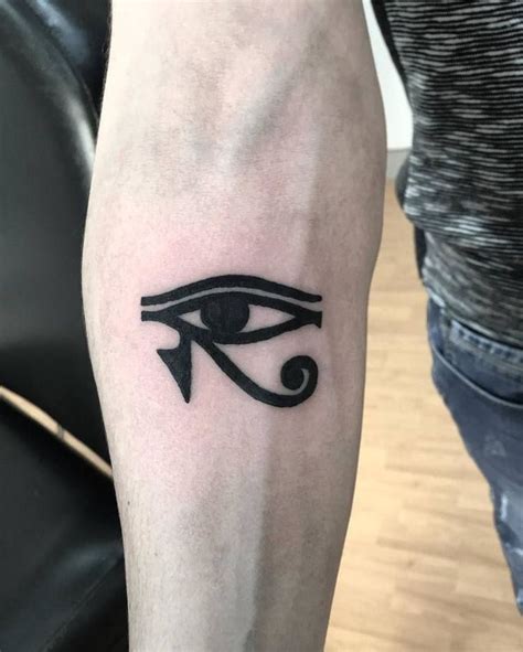 Maybe you would like to learn more about one of these? Black Ink Eye of Horus Tattoo by andreavescitattoo # ...