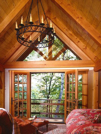 Browse carriage house plans with photos. Plymouth, VT Mountain Cottage - American Post & Beam Homes ...