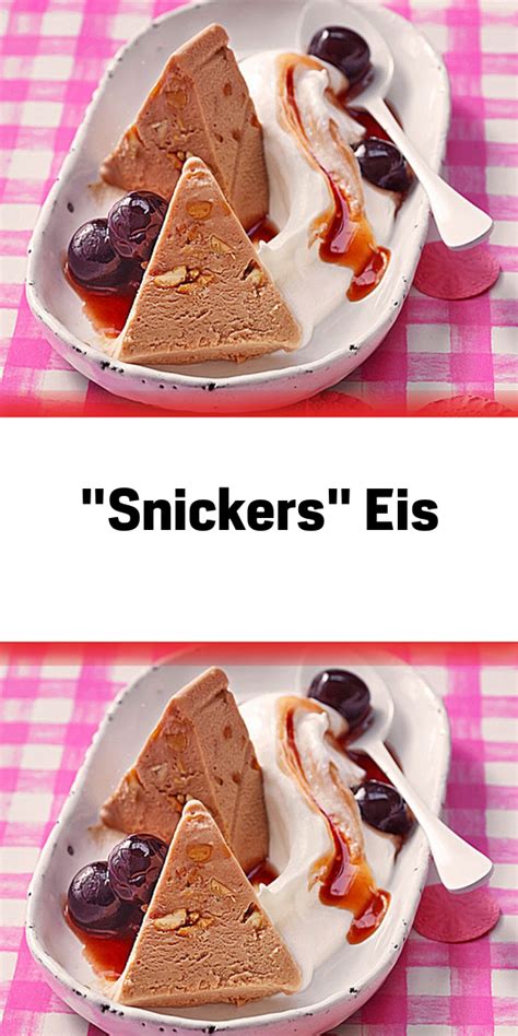 Snickers peanut brownie ice cream eclairs fancy but still easy to make. Snickers Eis | Snickers eis, Dessert ideen, Eiscreme rezept