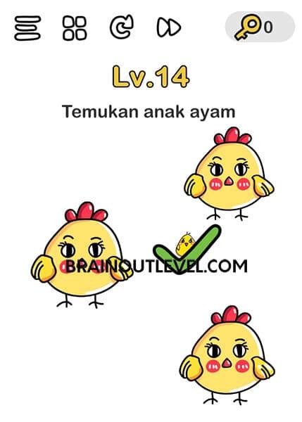 Kunci jawaban brain out induk ayam hilang lagi. Temukan anak ayam Brain Out Level 14 - Tekno.Ruangguru.co