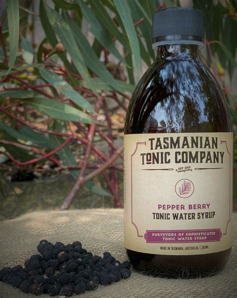 Drinks that taste good & do good. Pepper Berry Tonic Water Syrup