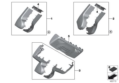 Rear door child safety locks. 2019 BMW X3 M40i(G01) Covers, Inside Mirror - BMW Parts Deal