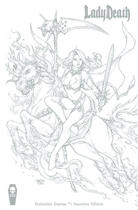 Select from 35970 printable coloring pages of cartoons, animals, nature, bible and many more. Image associée | Lady death, Character and setting ...