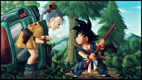 Search free dragon ball wallpapers on zedge and personalize your phone to suit you. Bulma and Goku Fond d'écran HD | Arrière-Plan | 1920x1080 ...