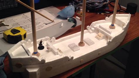 This hobby allows you to relax while you create pieces of history. Polystyrene Foam Ship Build - YouTube