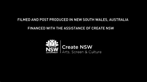 Second logo of the production, promotion and distribution film company of the australian cinema. Screen Australia/Scarlet Pictures/NSW Government/ABC ...