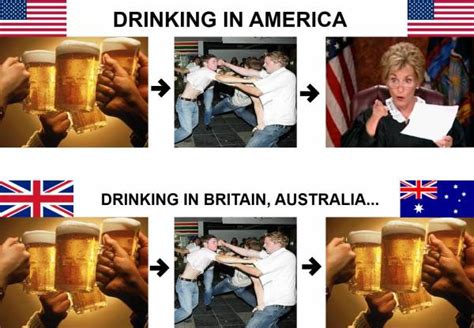 I am keen to hear. Difference between drinking in the US vs. UK or Australia ...