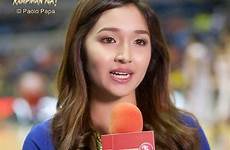 courtside apple david reporter reporters babes pba sexy basketbalista pinoy commissioner cup