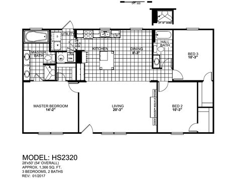 It has space for accessibility features: M7 2320 | Oak Creek Homes | Oak creek homes, Floor plans, Manufactured home