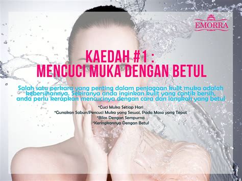 Cara mencuci muka dengan betul. 4 cara melicinkan kulit muka | GLOWMORRA