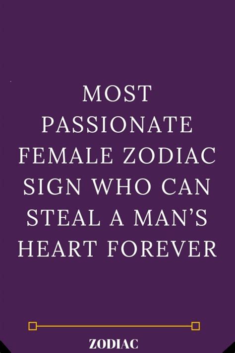 This is especially true for a man with venus in cancer. Most Passionate Female Zodiac Sign Who Can Steal A Man's ...