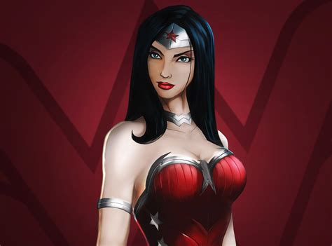 In the year 2010, mankind … Heroes comics Wonder Woman hero Warrior Brunette girl Fantasy Girls superhero wallpaper ...