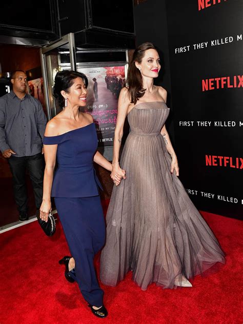 She is the sister of actor james haven. Angelina Jolie attends First They Killed My Father New ...