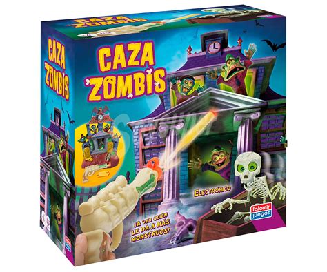 Acción al límite frente a una invasión de zombies que vienen por tí. FALOMIR JUEGOS Caza Zombis Juego de mesa infantil de ...