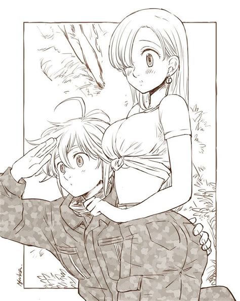 All of the characters are from the seven deadly sins except for selene. Meliodas X Elizabeth - chapitre 6 | Anime seven deadly ...