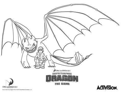 The young viking with his dragon. free printable coloring pages how to train your dragon 2 ...